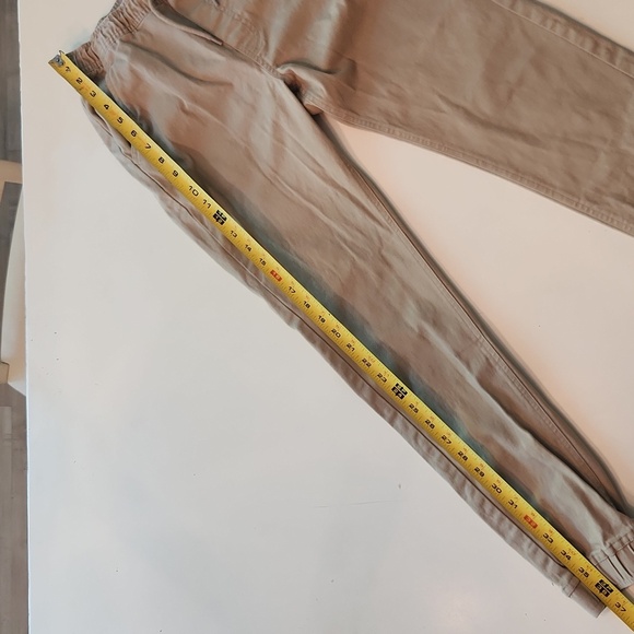 Nautica School Uniform Khaki Tan Elastic Waist Pants 14 16 Large - Picture 6 of 6